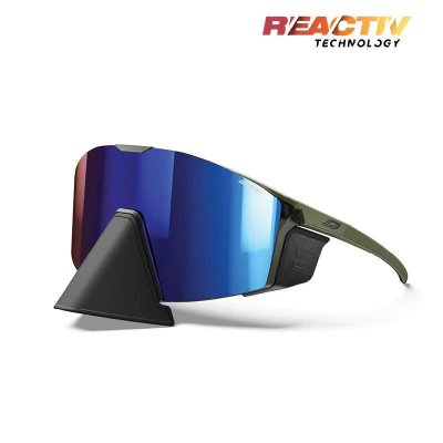 Julbo | Edge Cover - Army / Black with REACTIV 2-4 lens Julbo | Edge Cover - Army / Black with REACTIV 2-4 lens