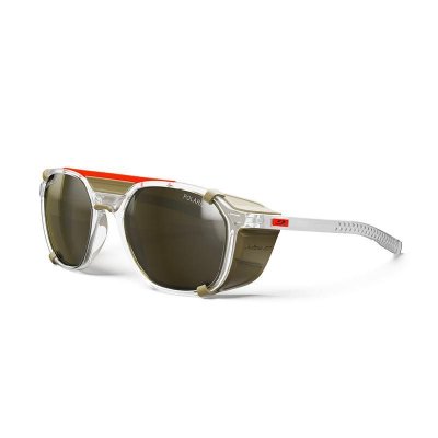 Julbo | Slack Cover - White / Brown with Spectron 3 Polarized lens Julbo | Slack Cover - White / Brown with Spectron 3 Polarized lens